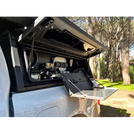 Ensemble de cuisine complet 1250mm avec compartiments latéral pour hardtop Contour Alu-Cab